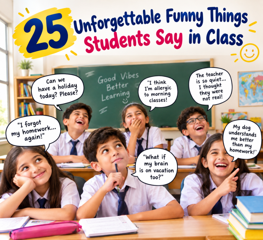 25 Unforgettable Funny Things Students Say in Class